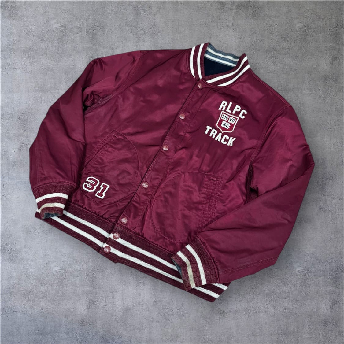 폴로 랄프로렌 리버서블 사틴/울 자켓 XL 상품이미지2