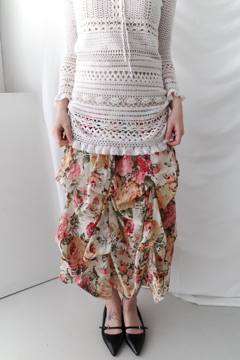 cloud flower skirt 상품이미지4