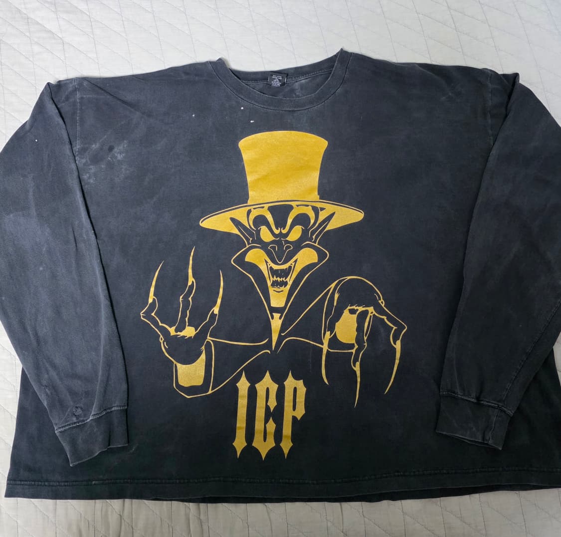 [XXXL] 00s 빈티지 ICP 링마스터 롱슬리브 밴드티 랩티 상품이미지2