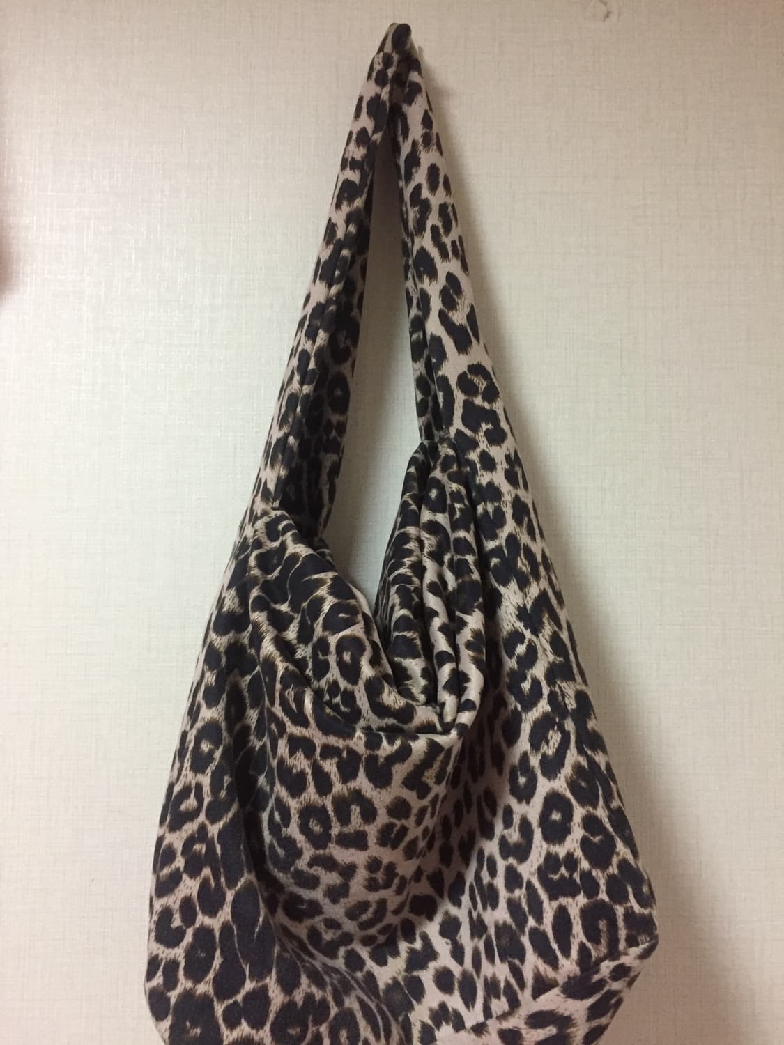 지그재그 호피 숄더백 호보백 상품이미지2