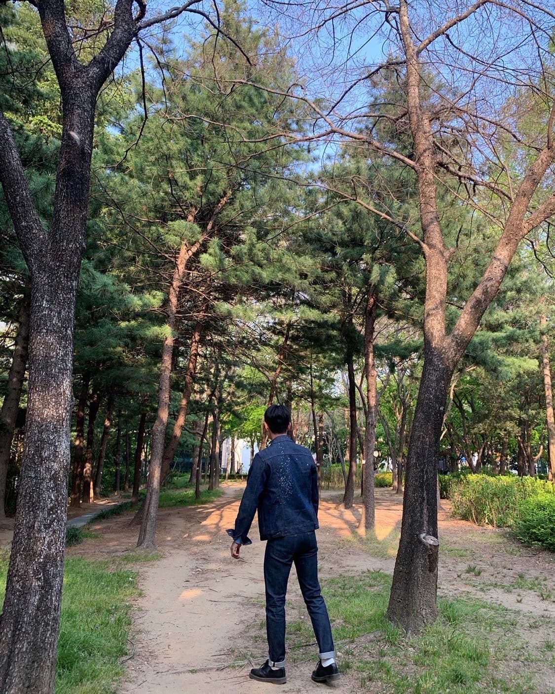 APC X 24S  페인팅 데님 자켓 상품이미지1