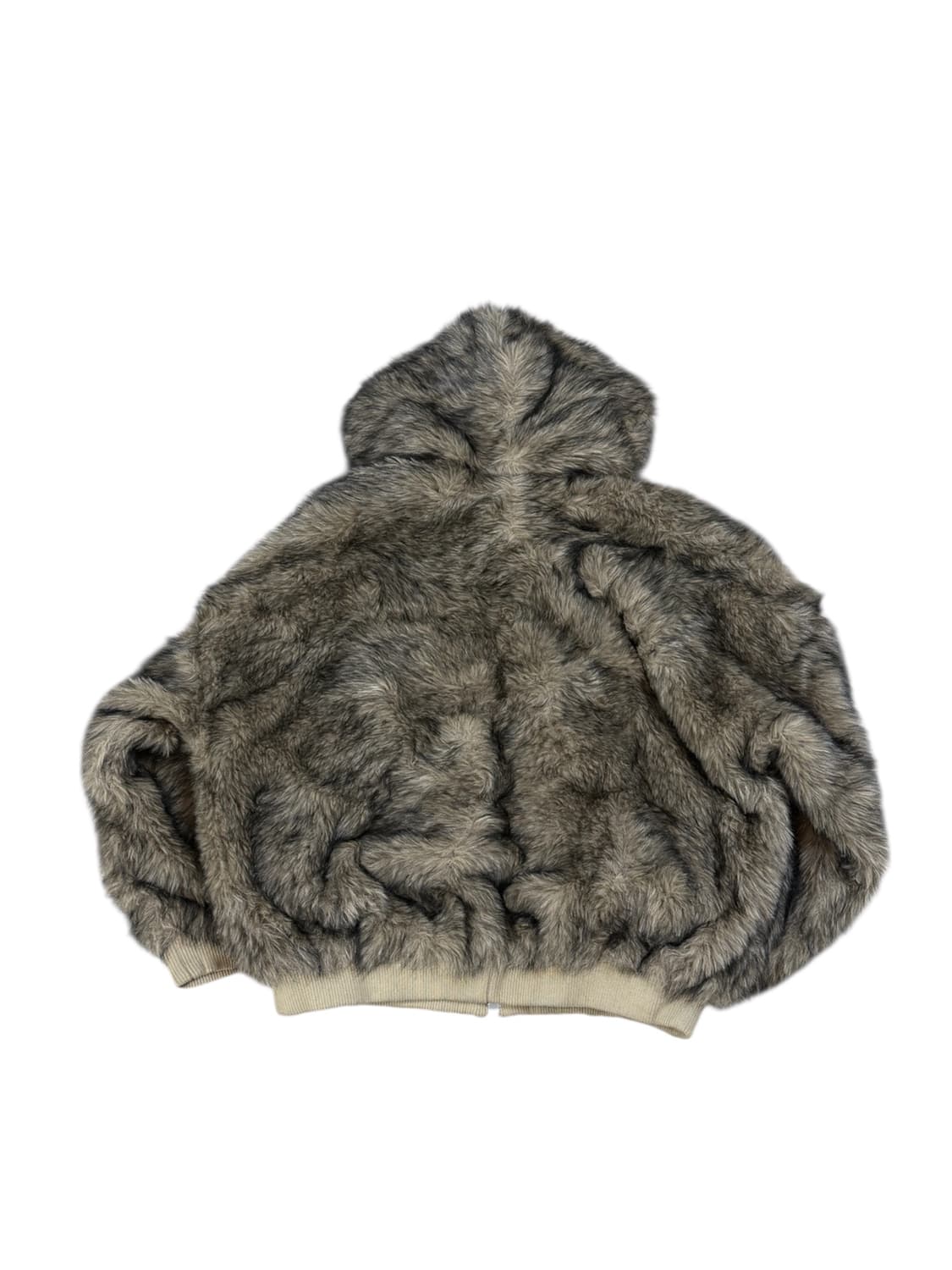 울프 퍼 투웨이 집업 후드 자켓 상품이미지5