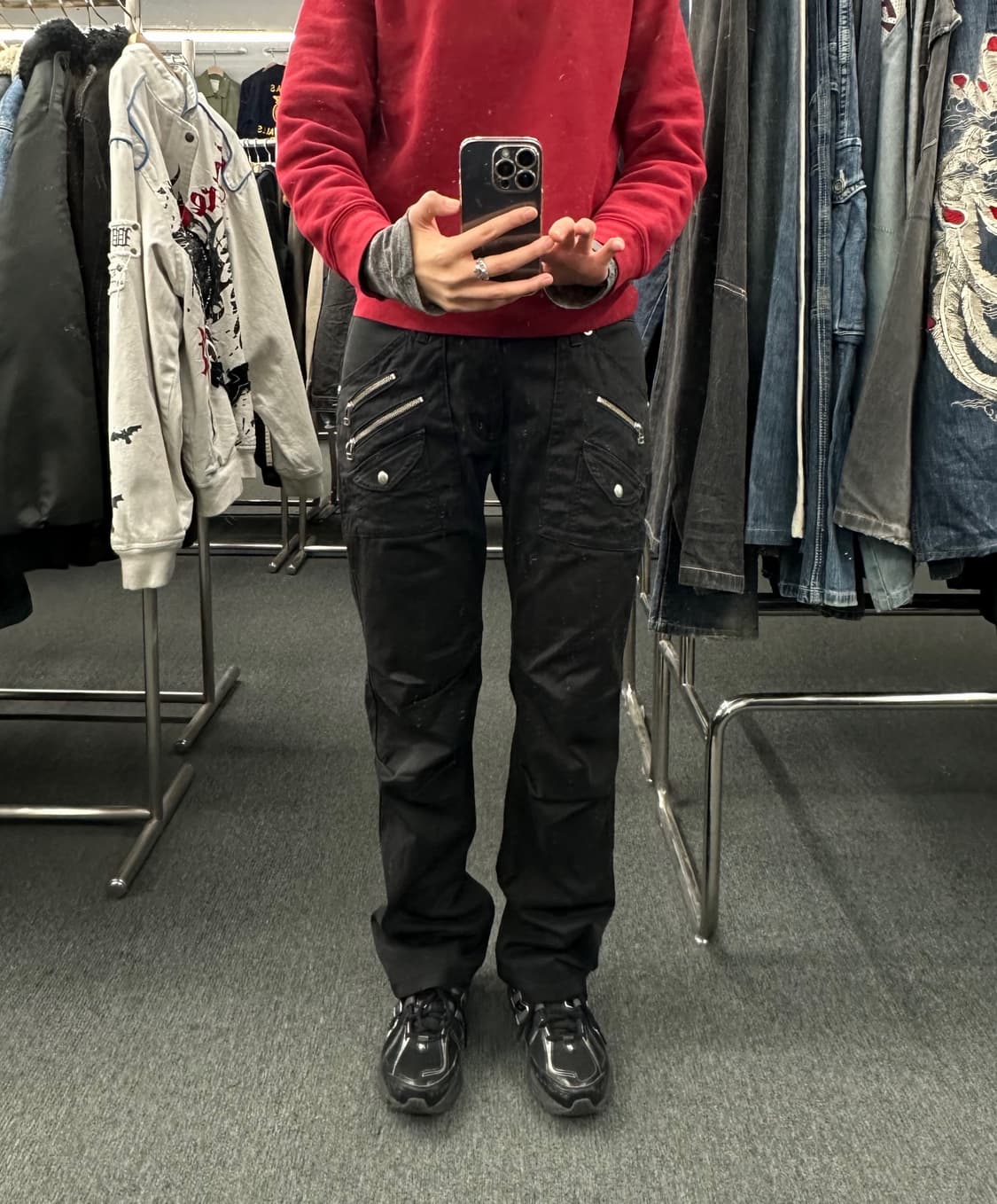 32)Lee 빈티지 카우보이 블랙 진 팬츠 상품이미지2