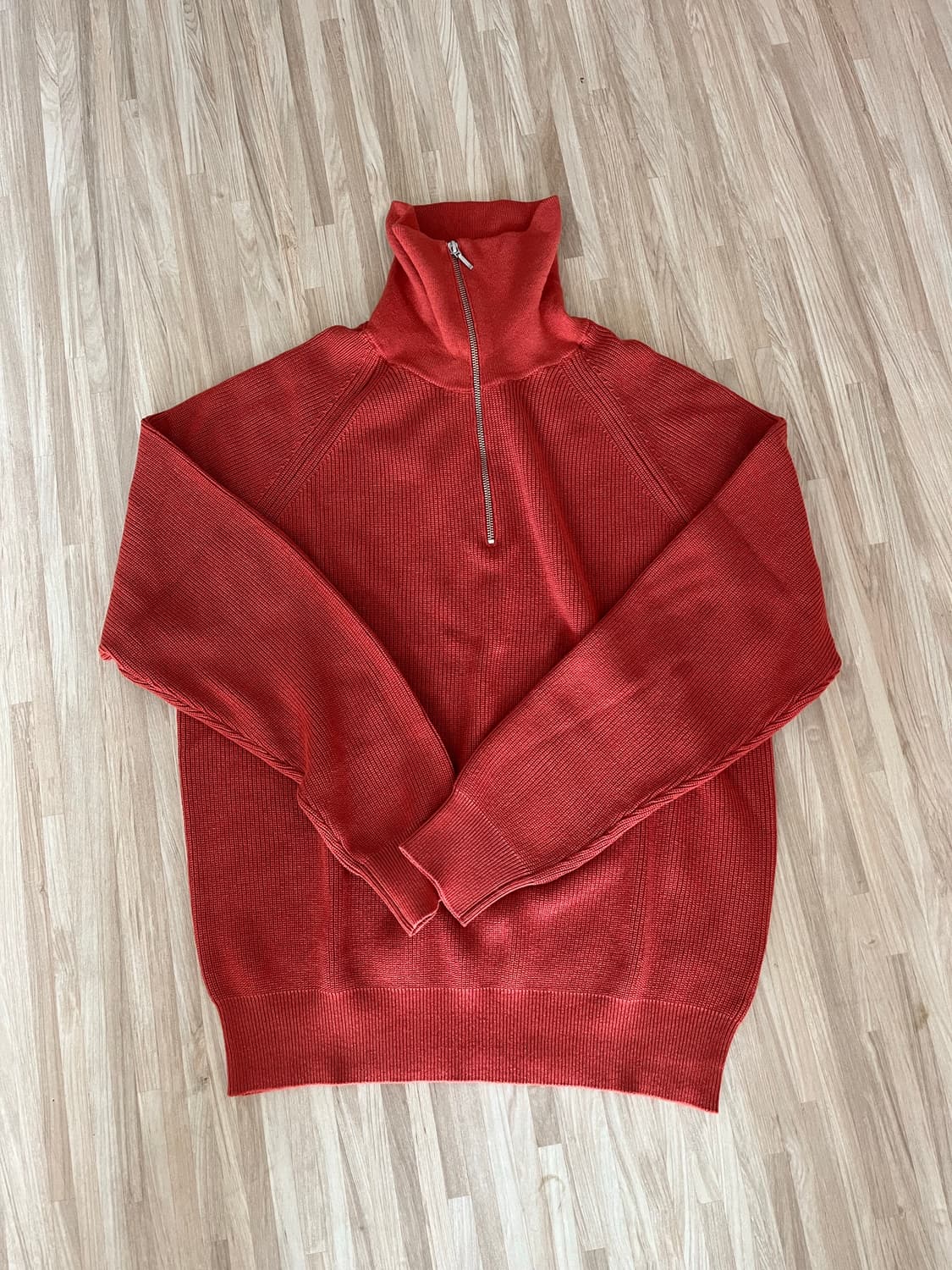 소신 니트 하프 집업 M 상품이미지1