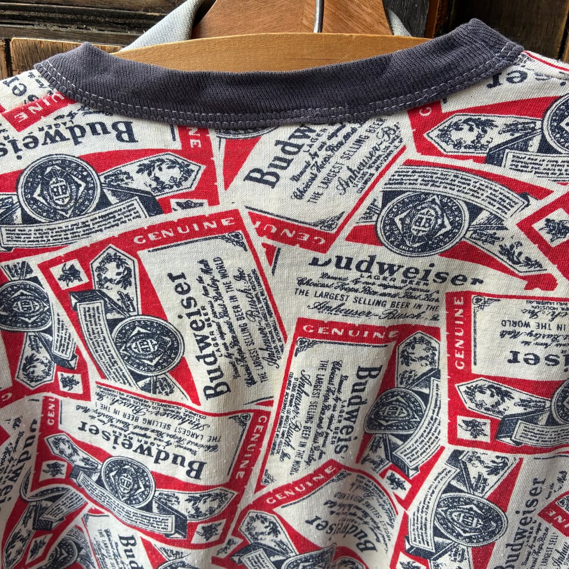 70‘s-80’s Budweiser All Over Print Ringe 상품이미지8