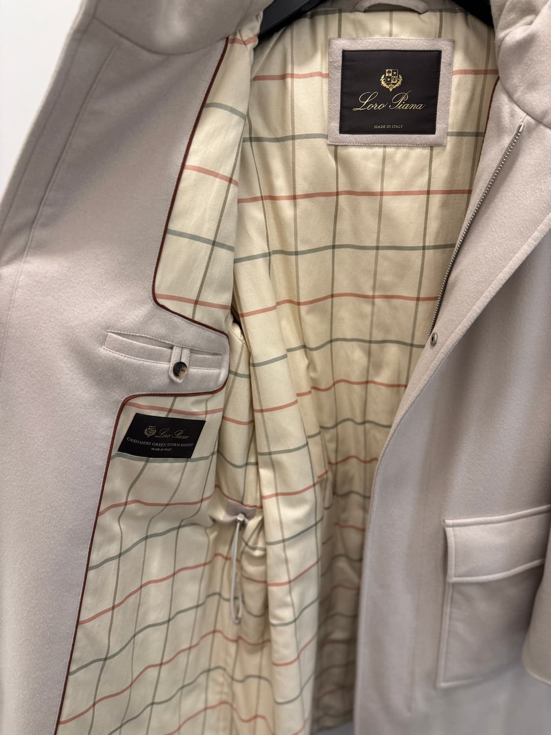 (새상품) 로로피아나 나란캐시미어 후드코트 XL 상품이미지5