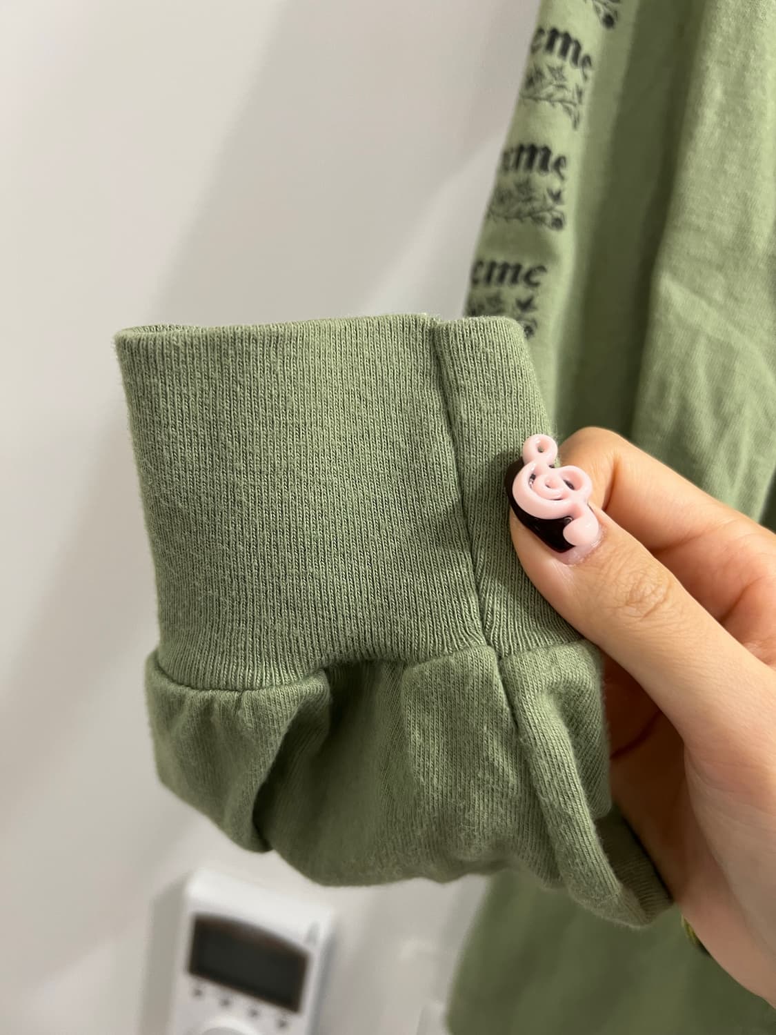 슈프림 세인트 세바스찬 롱슬리브 티셔츠 올리브 상품이미지9