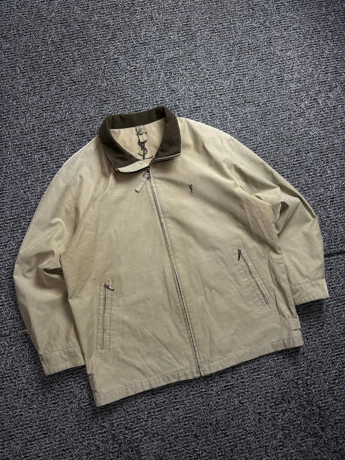 90s YSL 입생로랑 아카이브 블루종 봄버 자켓 2283 상품이미지1