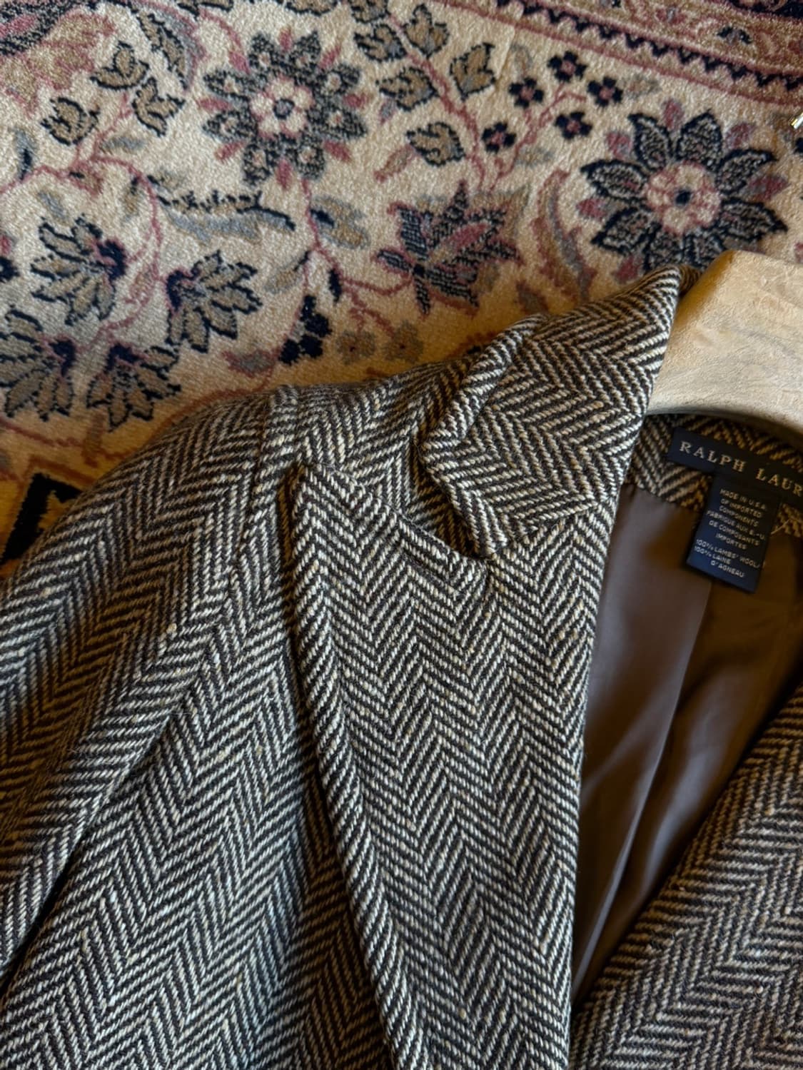 폴로 랄프로렌 해링본 코트 여성55 상품이미지3