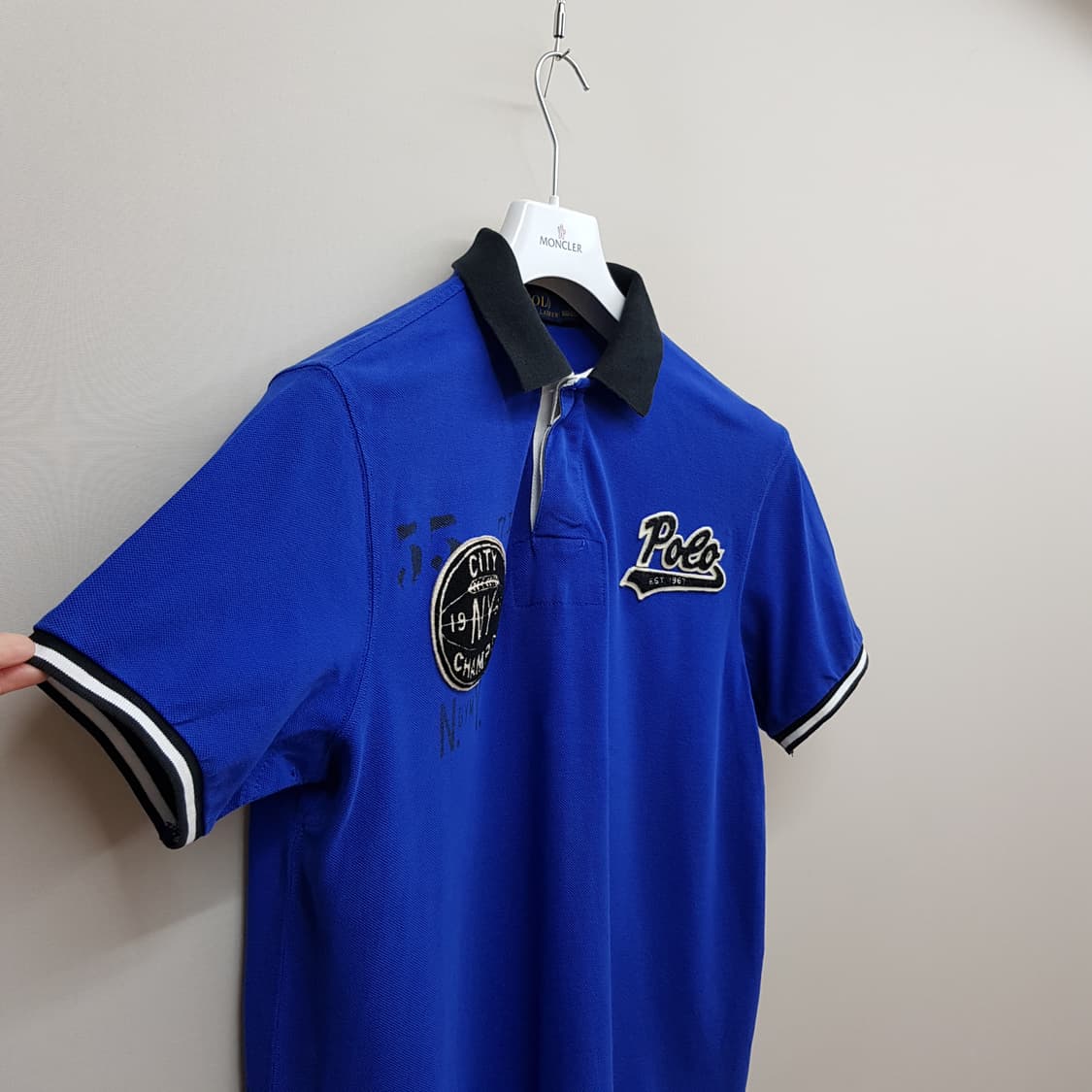 폴로 랄프로렌 커스텀핏 반팔 카라 티셔츠 L사이즈 상품이미지3