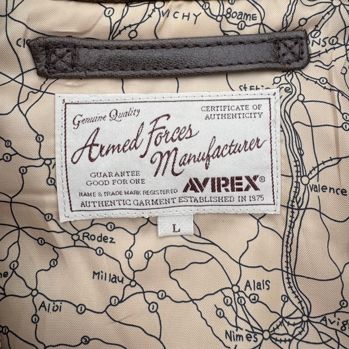 [L] Avirex 아비렉스 핀업걸 A-2 레더 자켓 상품이미지9