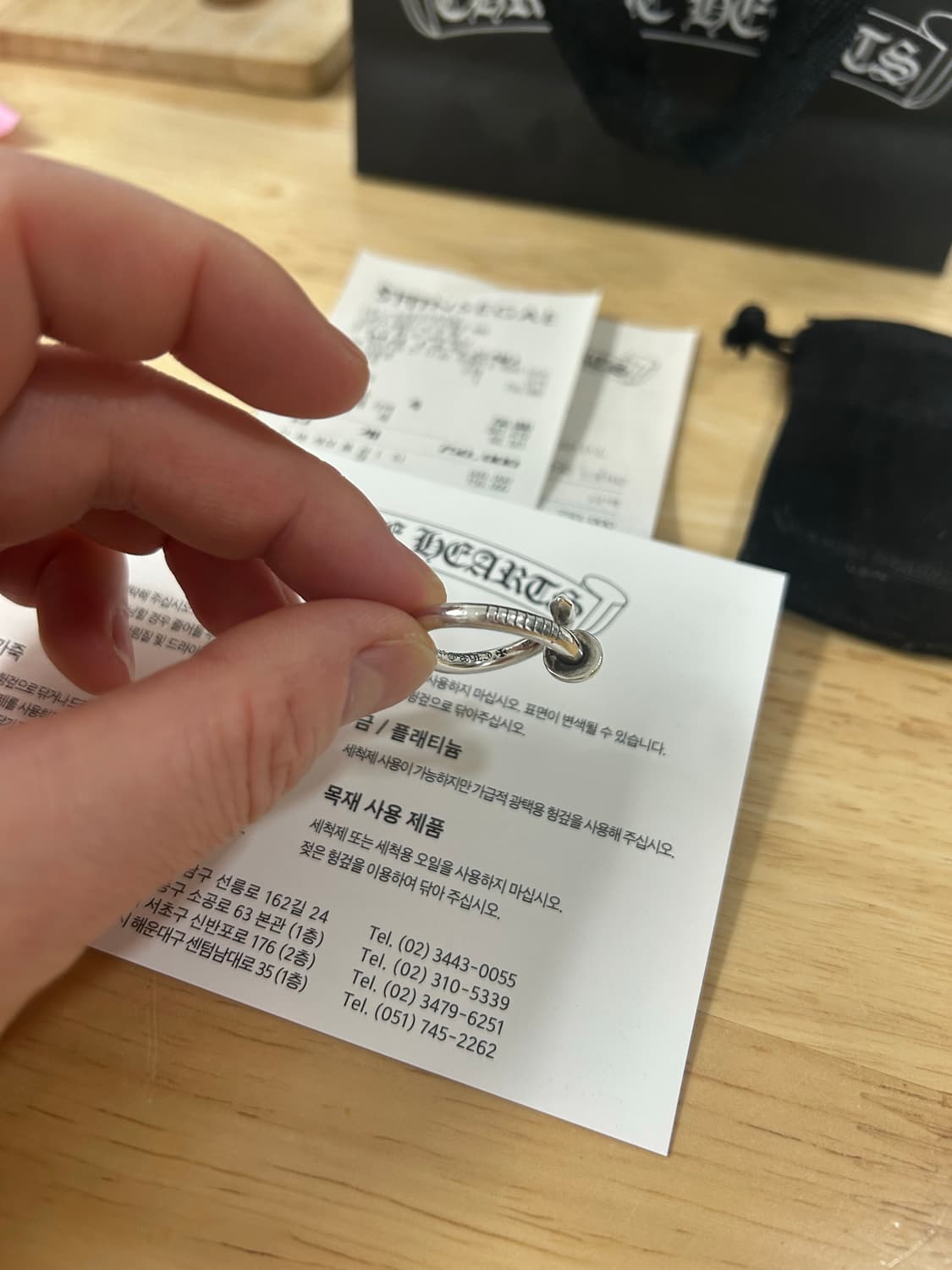 크롬하츠 네일링 us7 상품이미지5