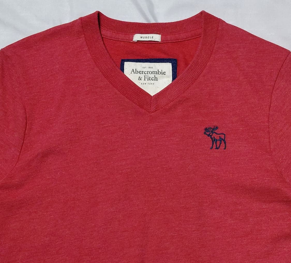 아베크롬비 & 피치 정품 머슬 핏 브이넥 반팔 티셔츠 (XL) 상품이미지2