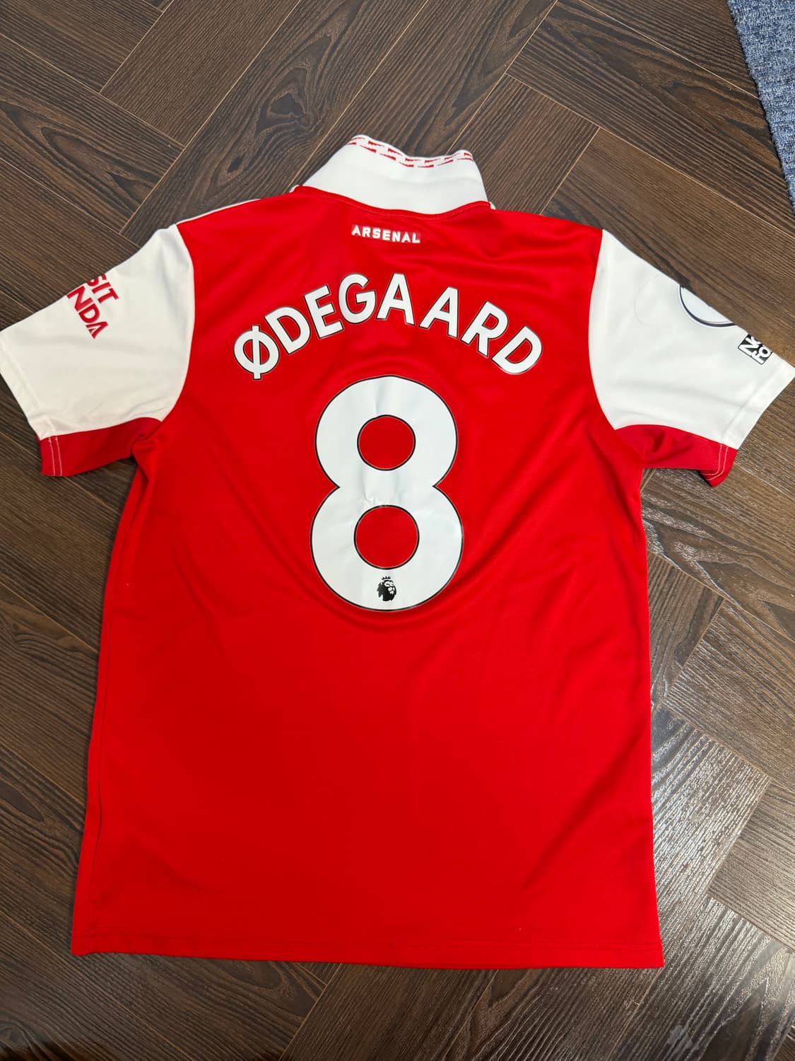아스널 22-23 외데고르 8번 마킹 유니폼 상품이미지5