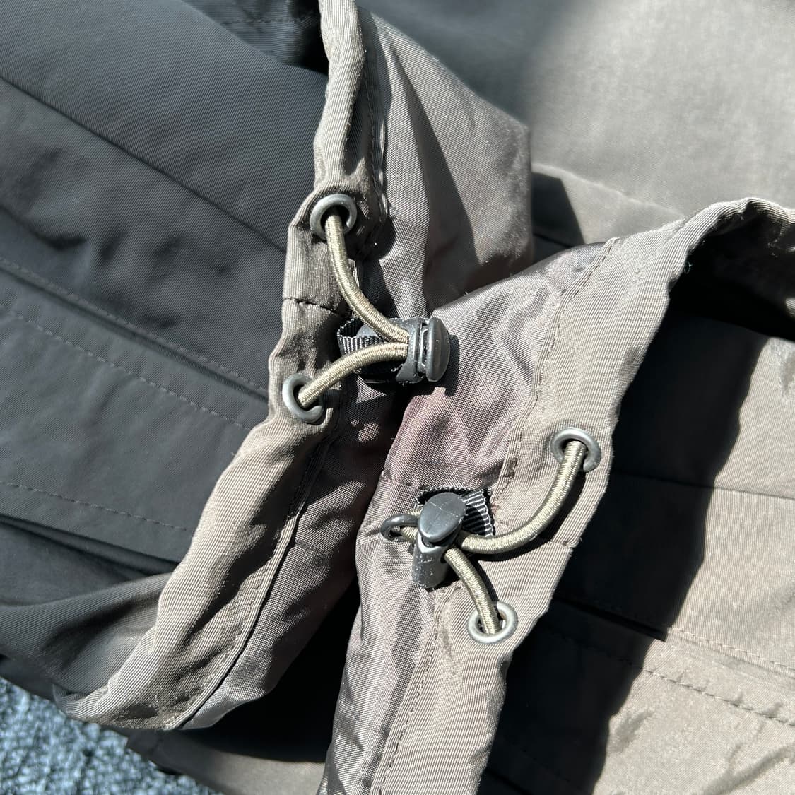 노스페이스 카키 후드 바람막이 자켓 상품이미지7