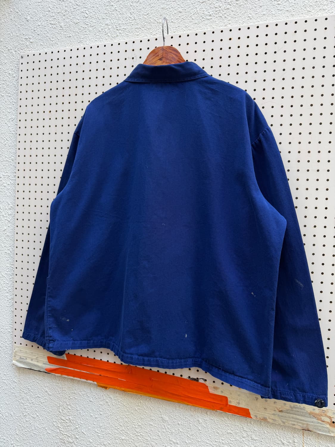 OLD VINTAGE DEEP BLUE PAINTED 프렌치워크자켓 상품이미지7