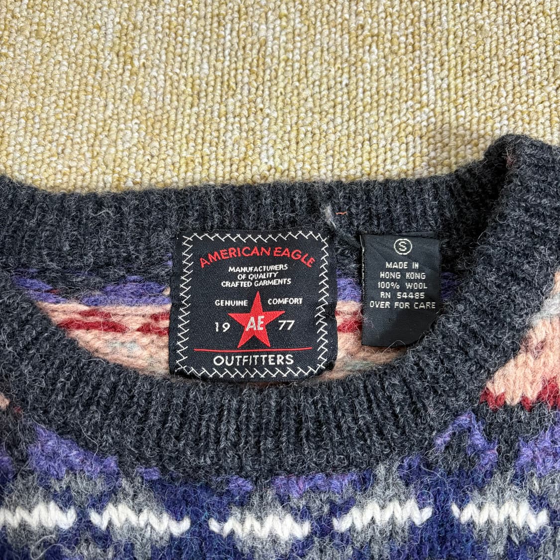아메리칸이글 페어아일 울100% 니트(S) 상품이미지4
