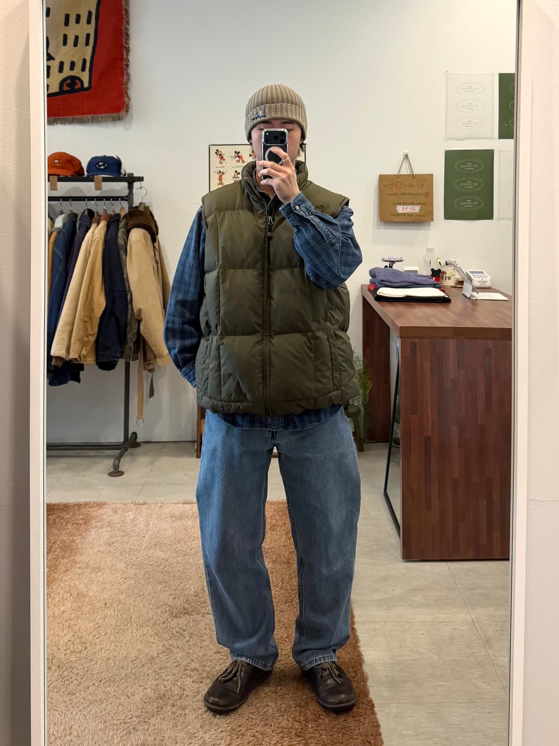 00s Eddie Bauer 에디바우어 구스다운 푸퍼 베스트 상품이미지2