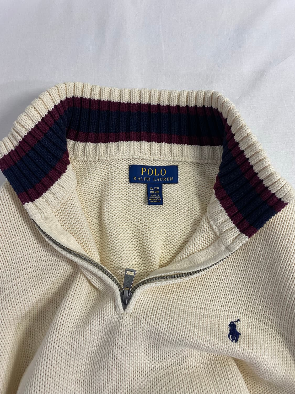 폴로 랄프로렌 니트 반집업 하프집업 XL <524> 상품이미지4