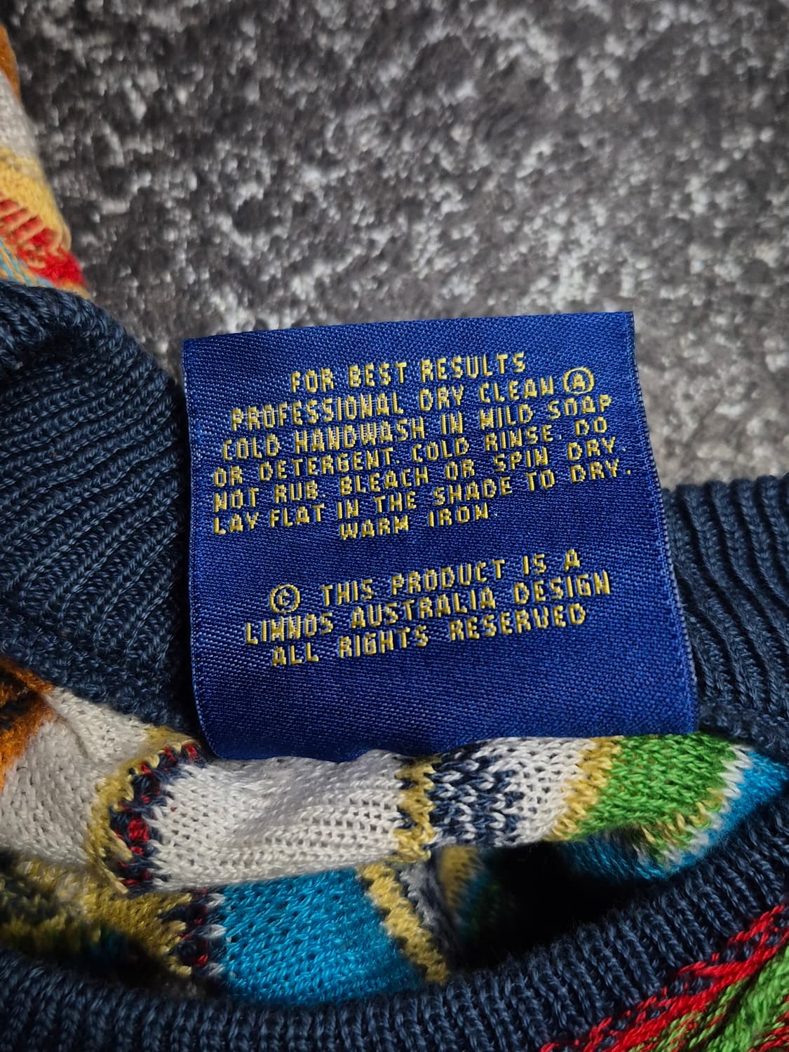 림노스 오스트레일리아 오리지날 케이블 패턴 스웨터 남성 95~100사이즈 상품이미지5