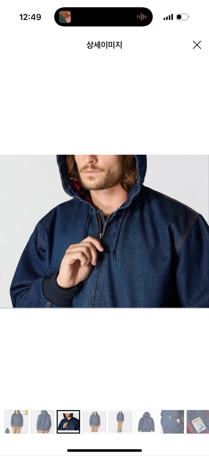 칼하트 데님 액티브 자켓 50주년 상품이미지8