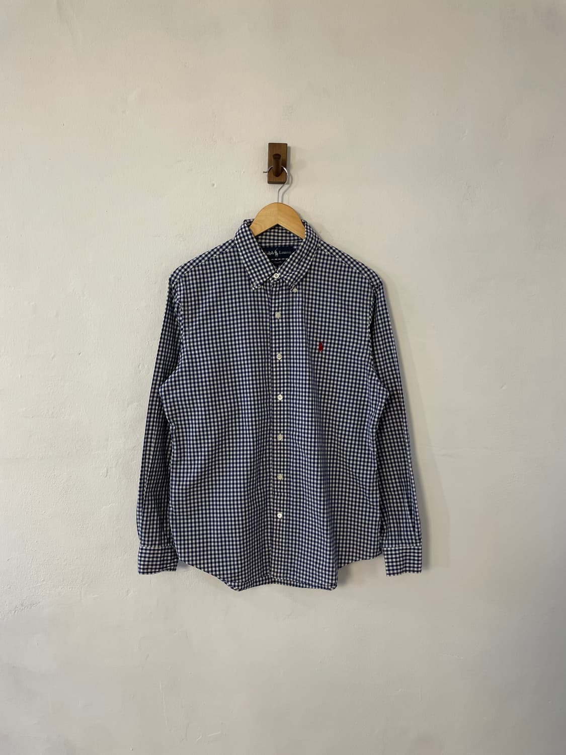 폴로 커스텀핏 체크 셔츠  상품이미지1