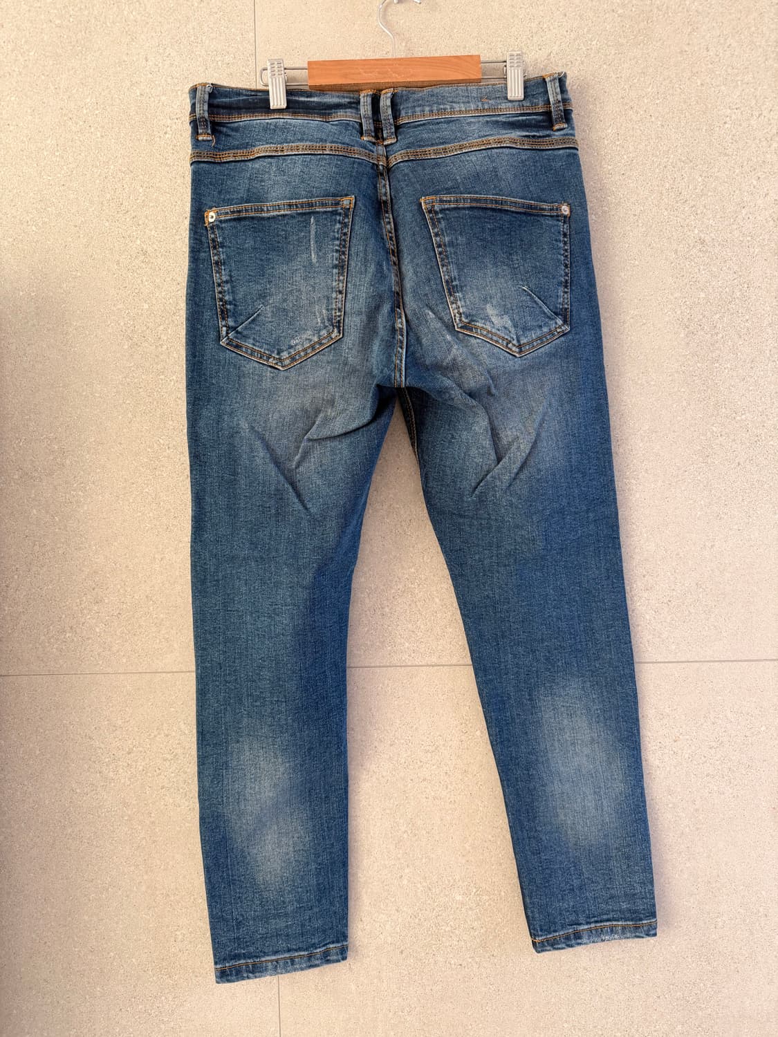 남자 자라 청바지 워싱진 슬림 상품이미지3