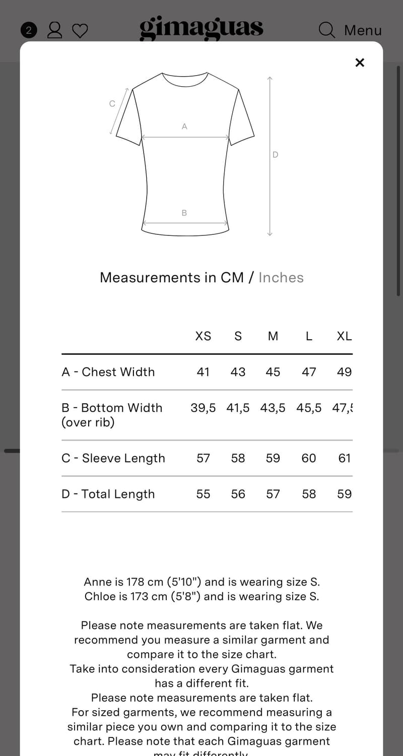 [S,M] 기마구아스 Gimaguas SAMM 레이어드 티셔츠 상품이미지4