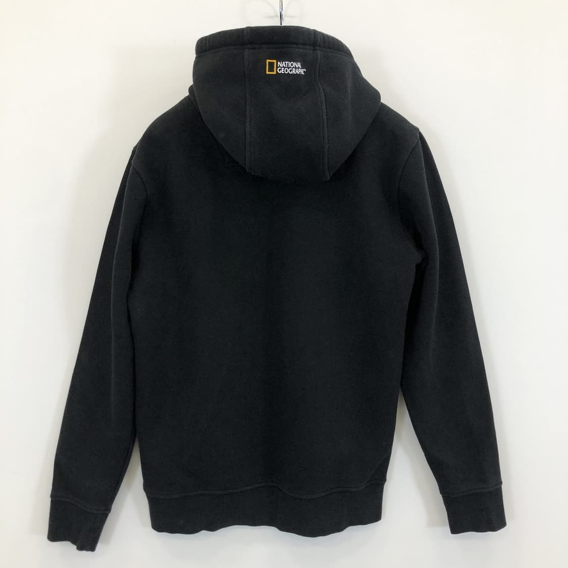 내셔널지오그래픽 자수로고 블랙후드 L 상품이미지4