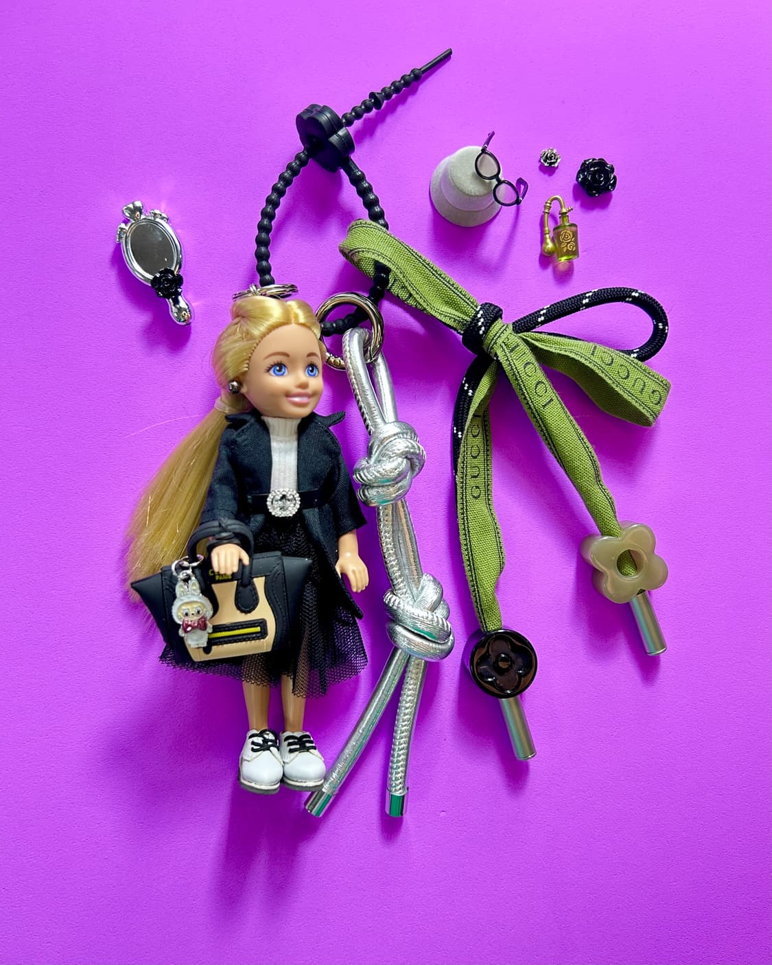 (17)바비키링 정품USA 마텔사 바비인형 커스텀키링 상품이미지1