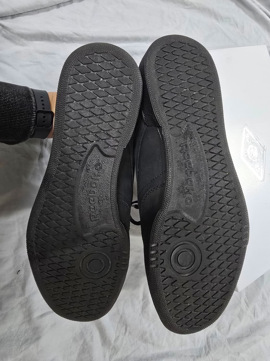 리복 클럽C 85 스웨이드 40th 워시드 블랙 300 상품이미지3