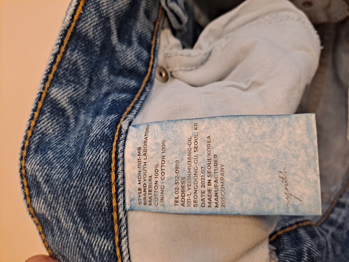 Youth 스트레이핏 데님 S사이즈 상품이미지10