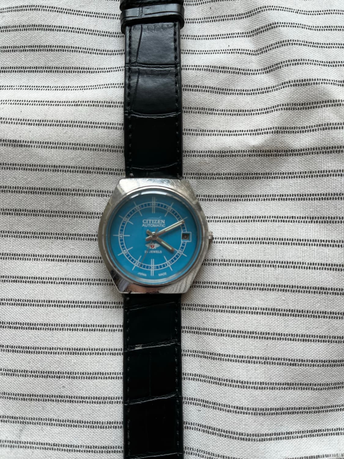 씨티즌 오토매틱 블루 다이얼 드레스 시계 상품이미지8