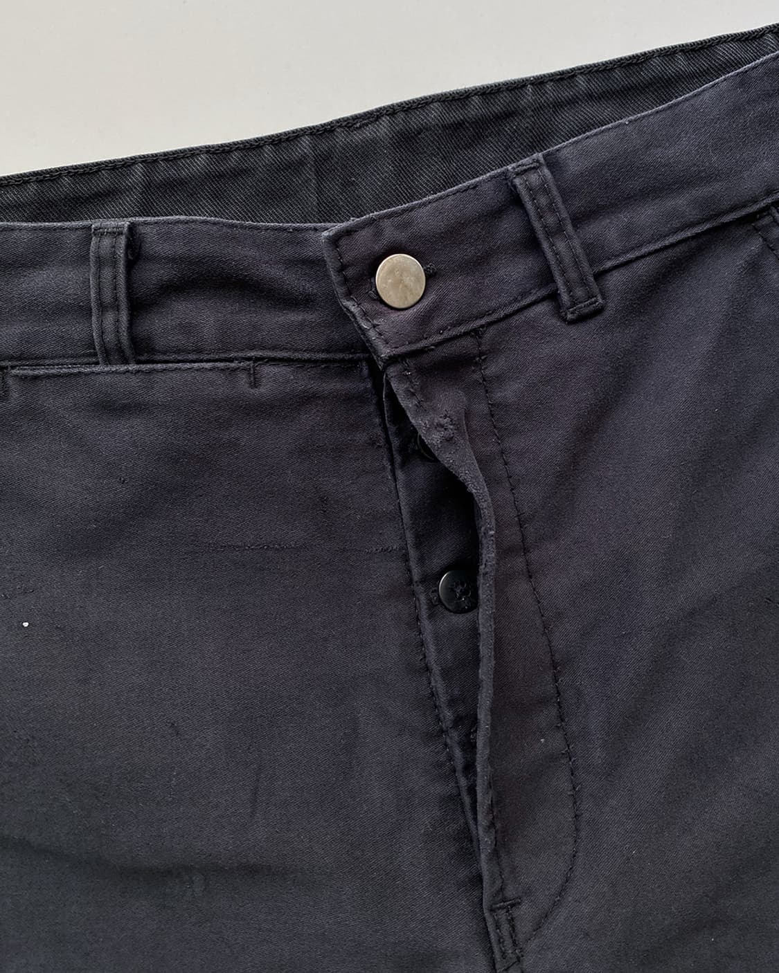 빈티지 오리지널 몰스킨 리페어 페인팅 프렌치 워크팬츠 상품이미지3