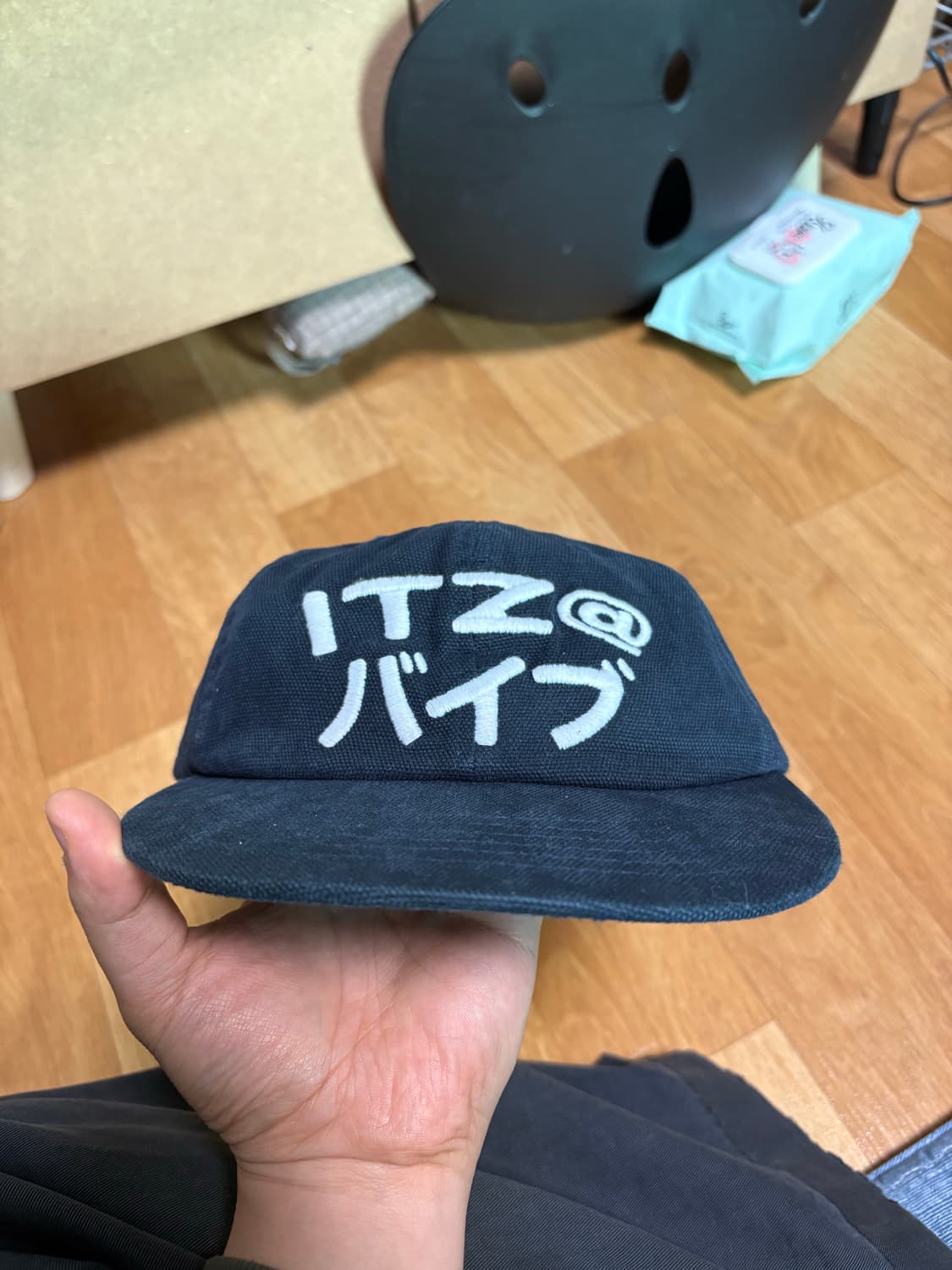 Itzavibe cap 잇자바이브 네이비 캡 상품이미지1