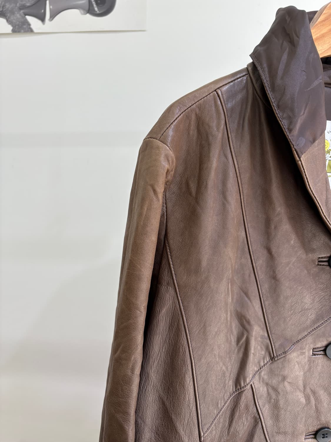 VINTAGE 레더코트 상품이미지3