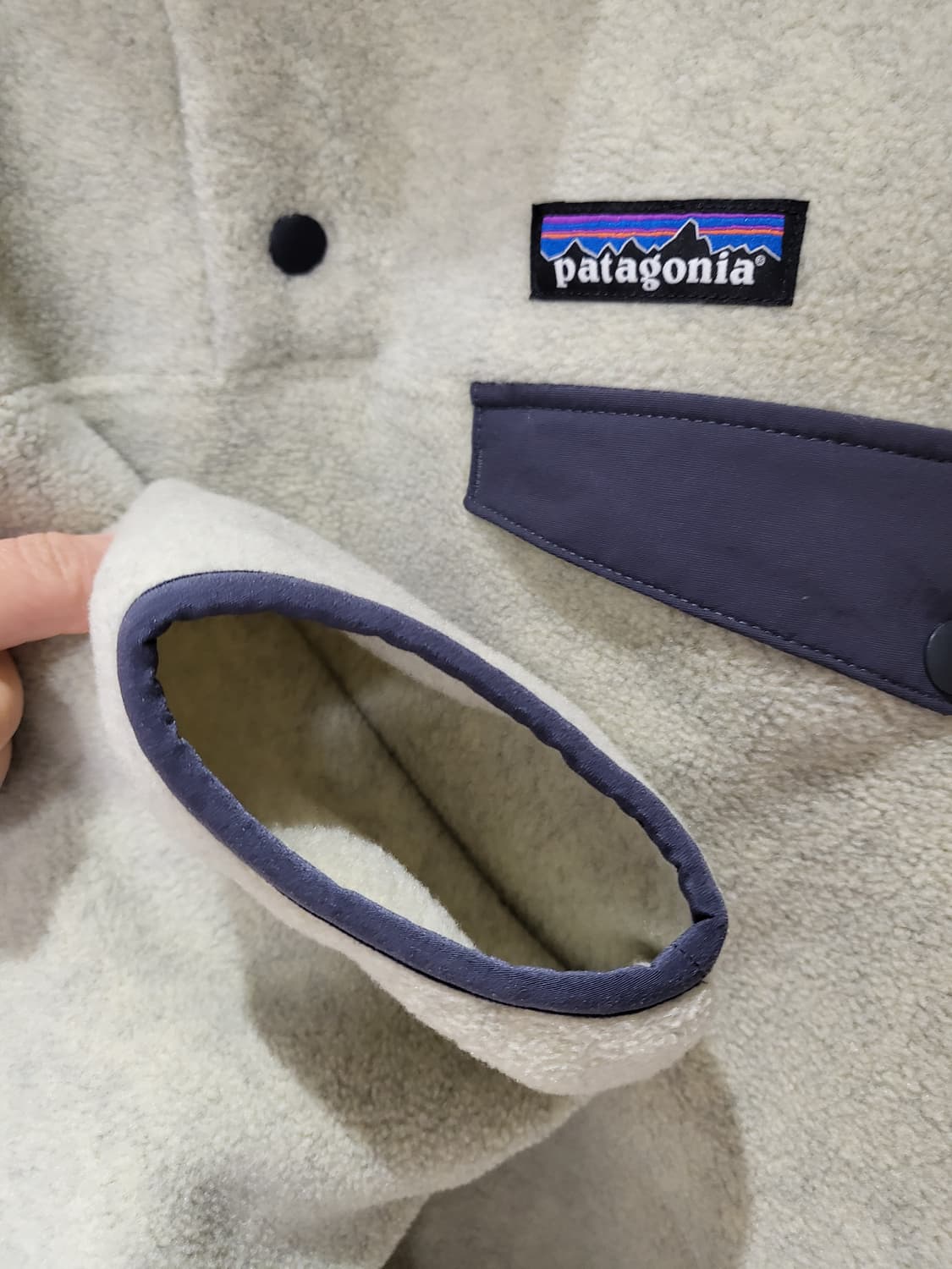 파타고니아 신칠라 스냅티 풀오버 오트밀 XL 상품이미지4