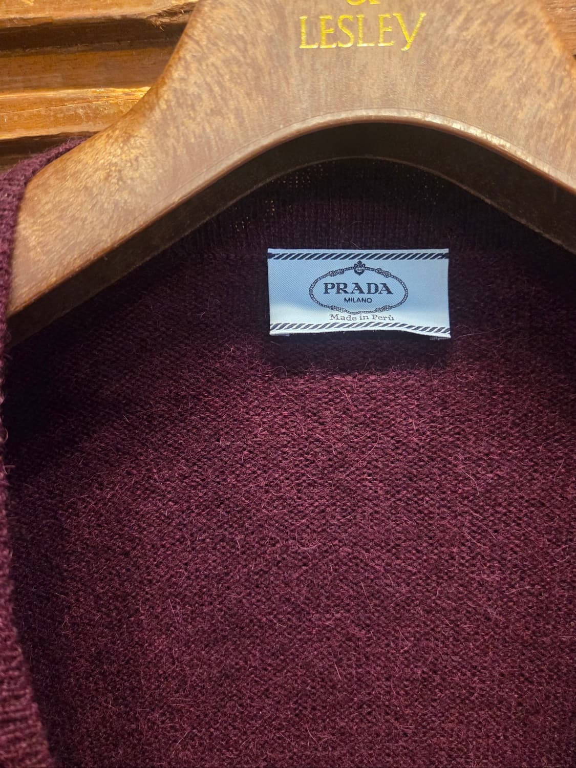 프라다 모헤어 가디건 상품이미지3