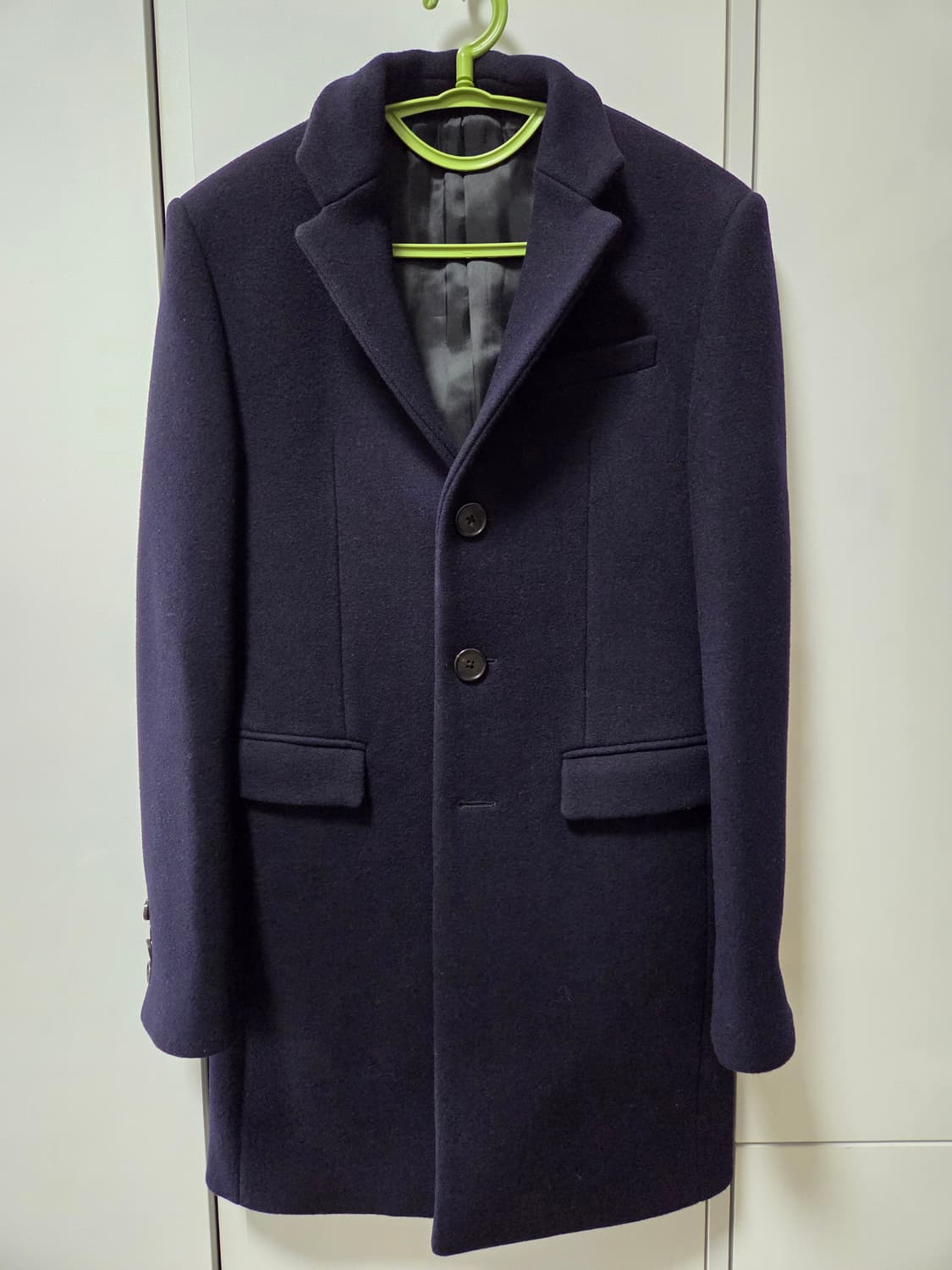 시스템옴므 네이비 싱글 코트 상품이미지3