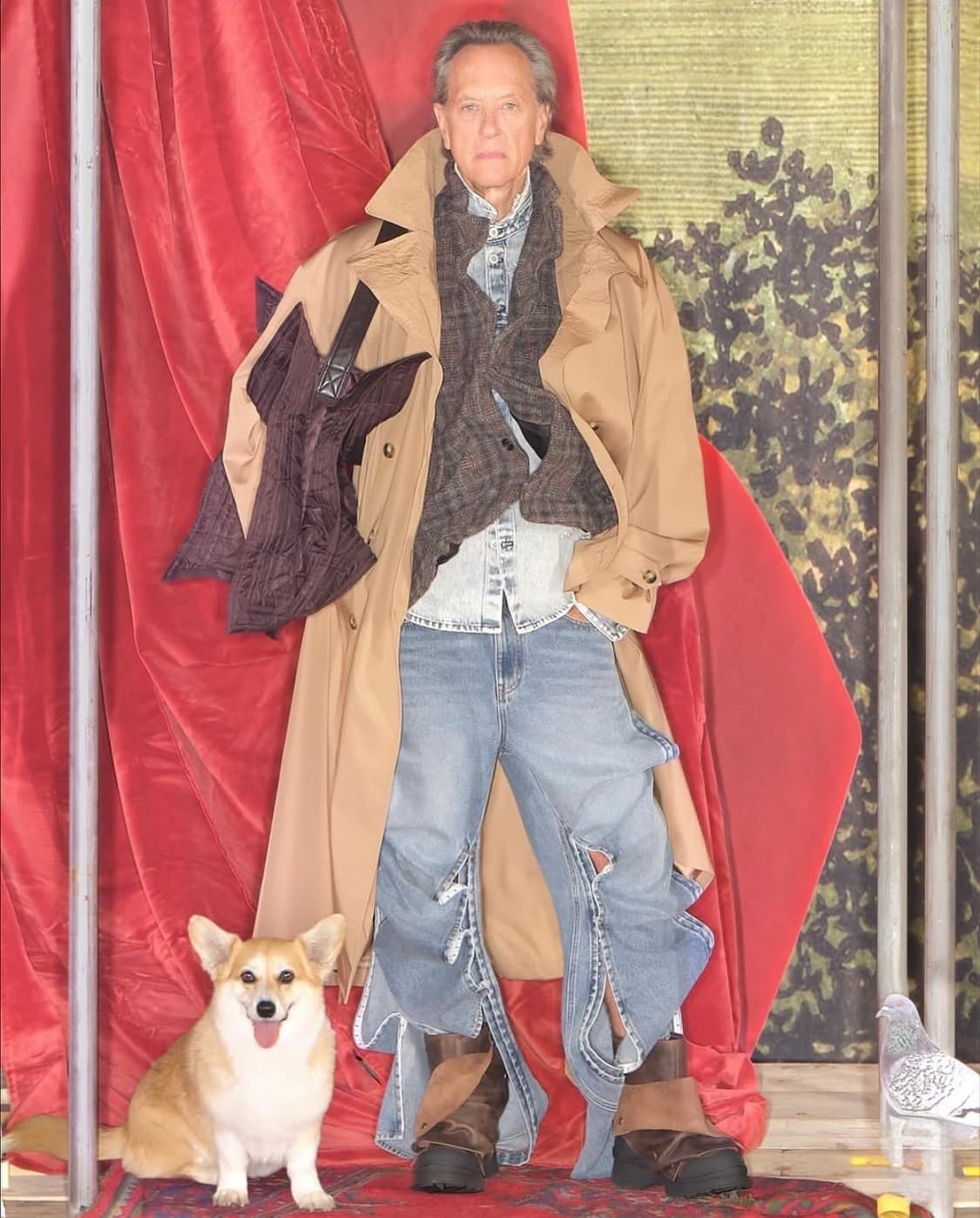 글렌마틴스 hm 사이드 슬릿 바지 상품이미지2