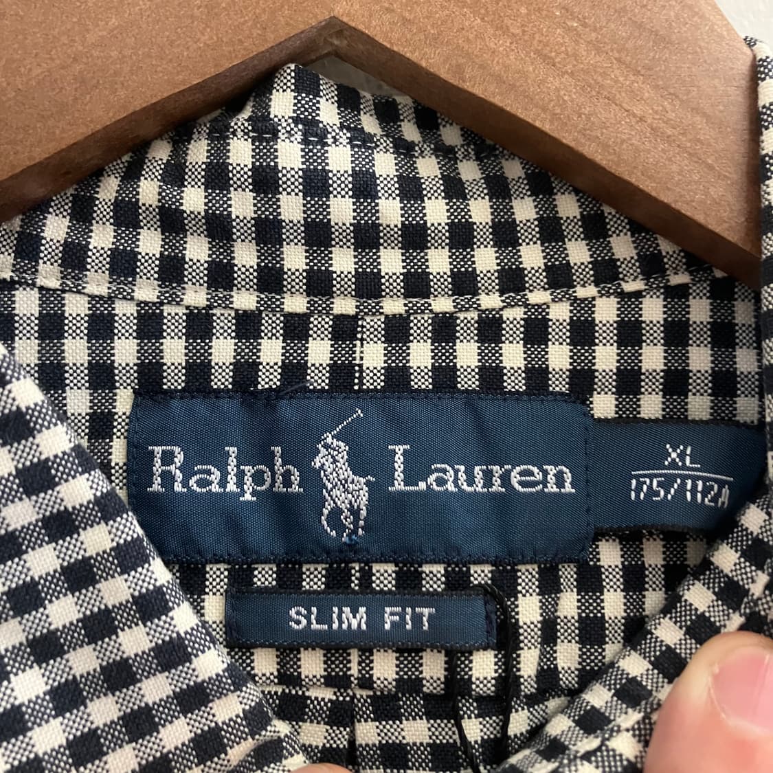 N38 폴로 깅엄체크 셔츠 상품이미지3