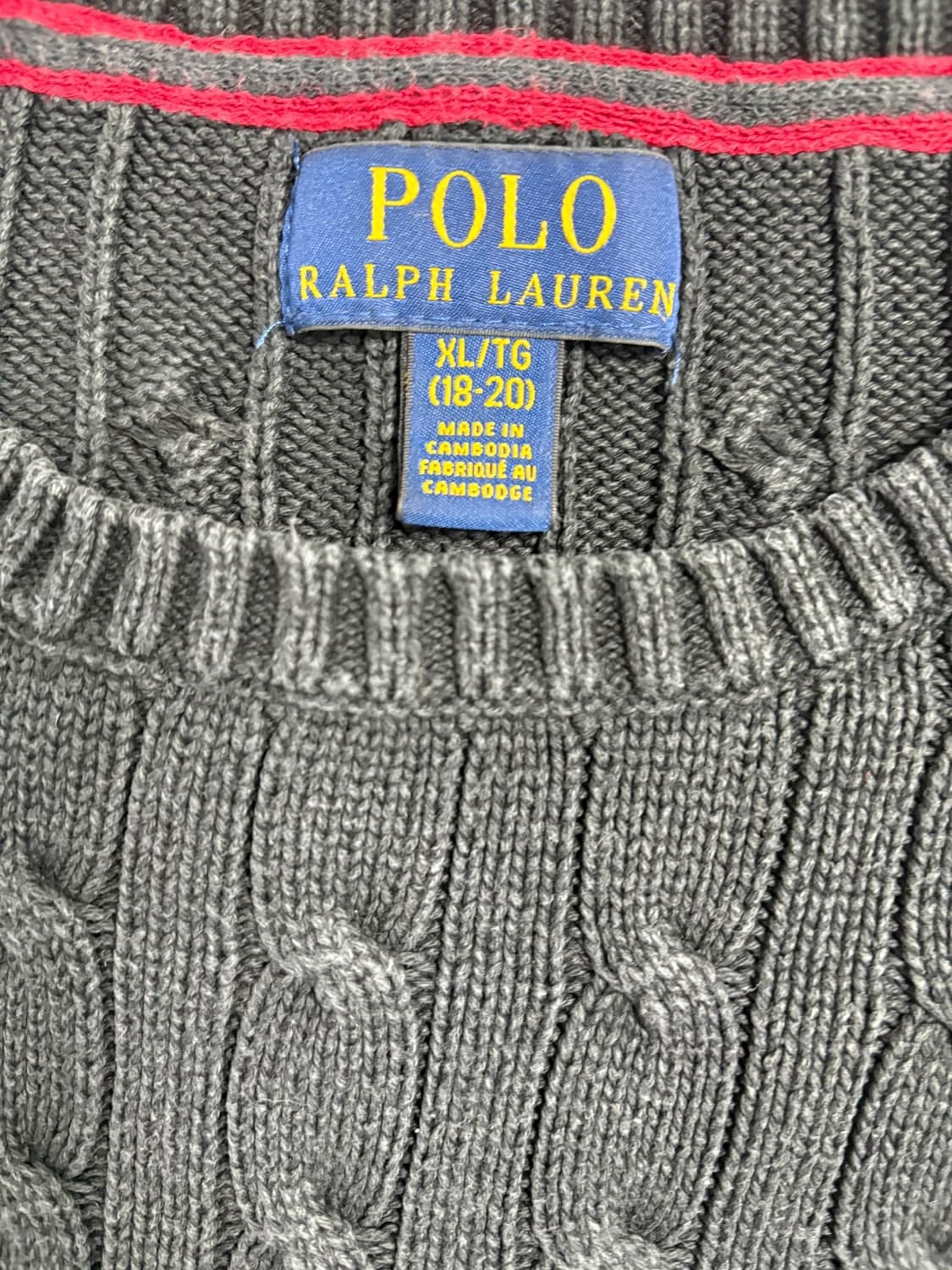 폴로 랄프로렌 니트 블랙 상품이미지5