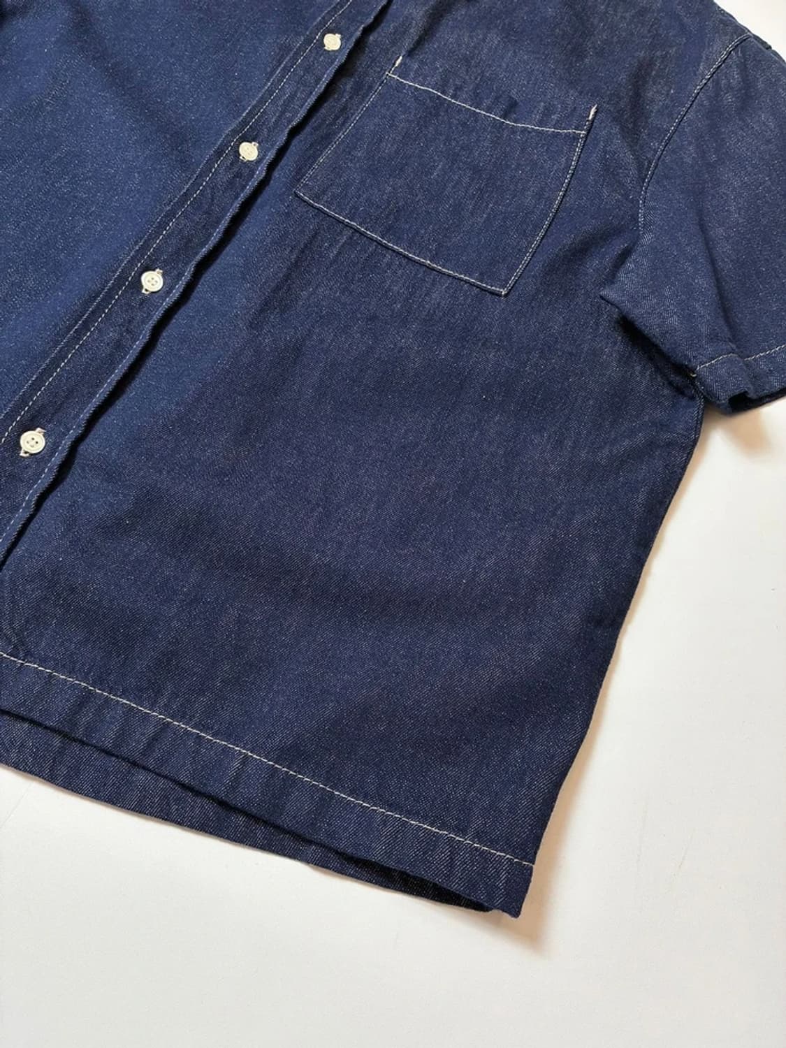 플랙 25SS 숏슬리브 데님 반팔 셔츠 PN9674 상품이미지3