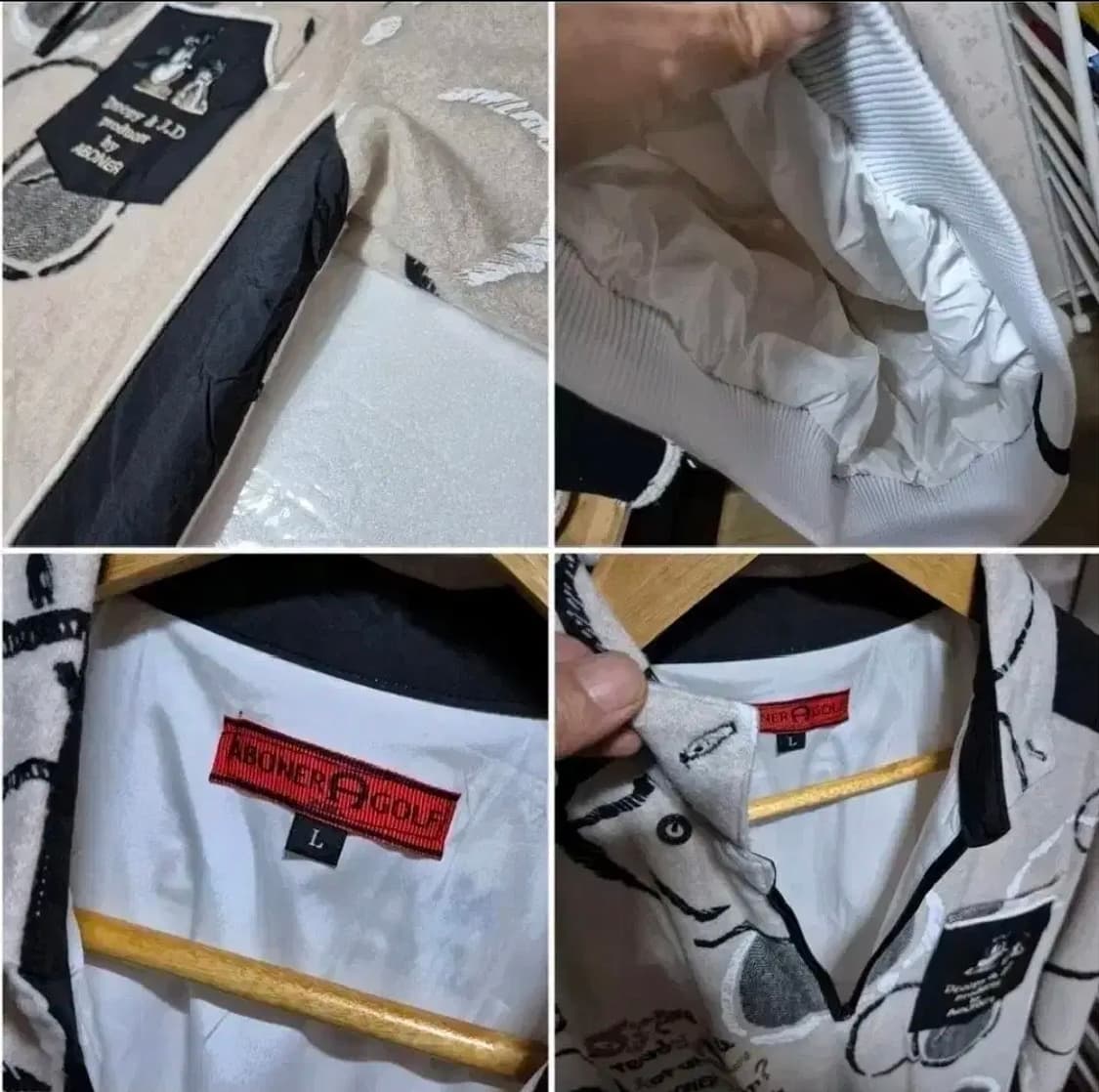 하프집업 방한 니트 골프웨어 L 최~상급 상품이미지4