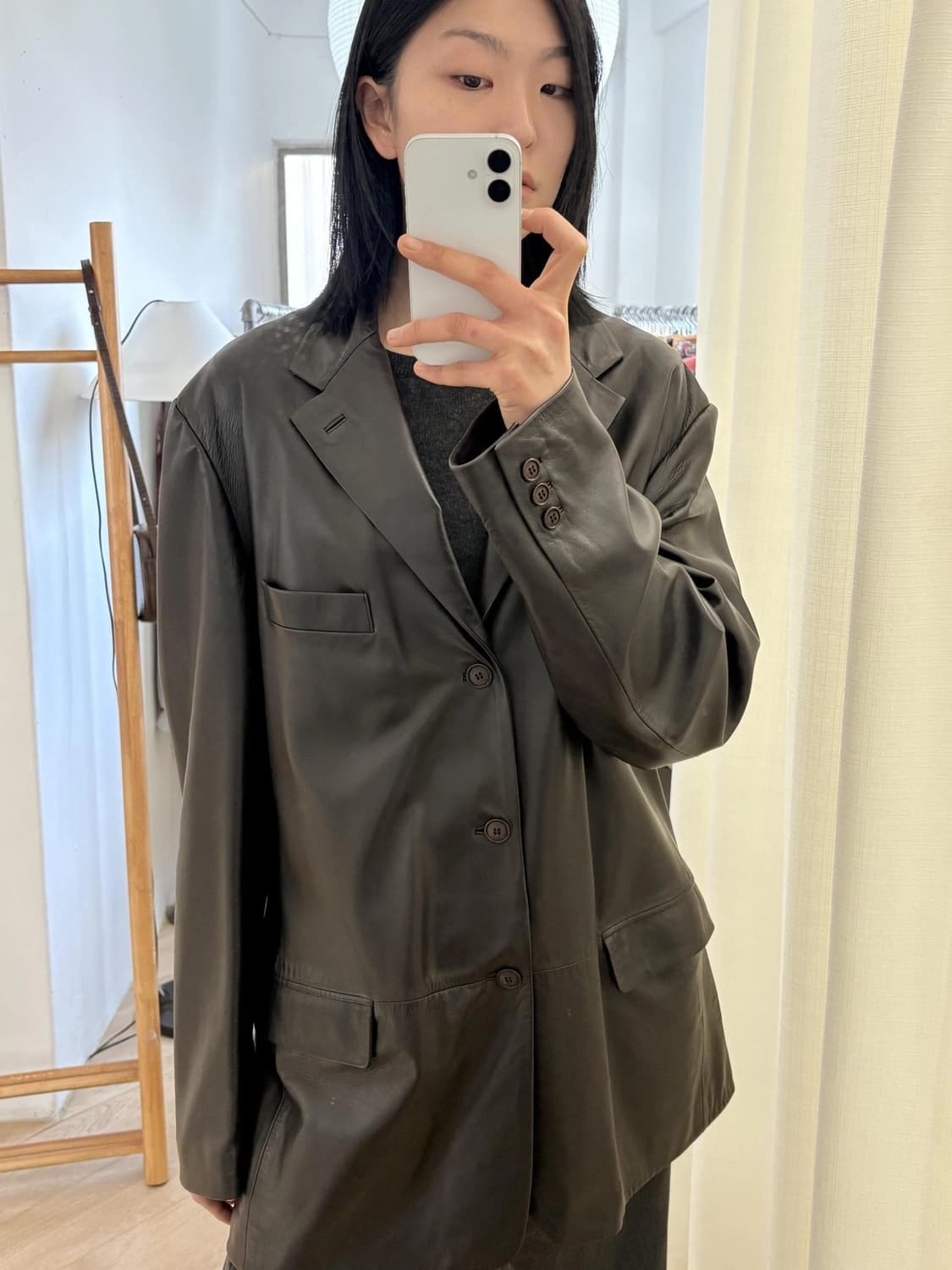 로에베 레더 블레이저  상품이미지4