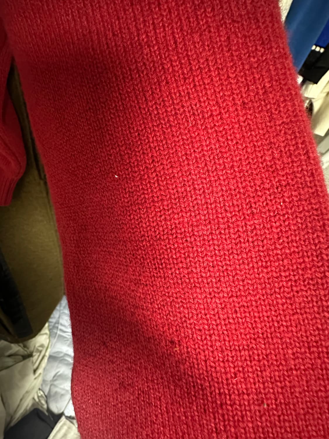 웨이비니스 하이드 타이 브이넥 니트 3사이즈 상품이미지2