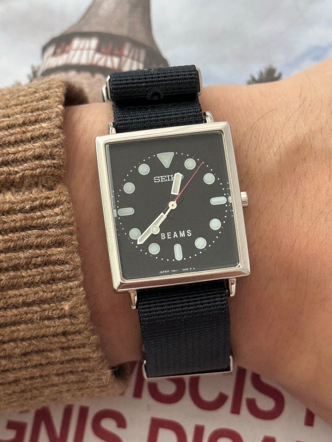 Seiko 세이코 x 빔즈 스퀘어 다이버 쿼츠 한정판 상품이미지10