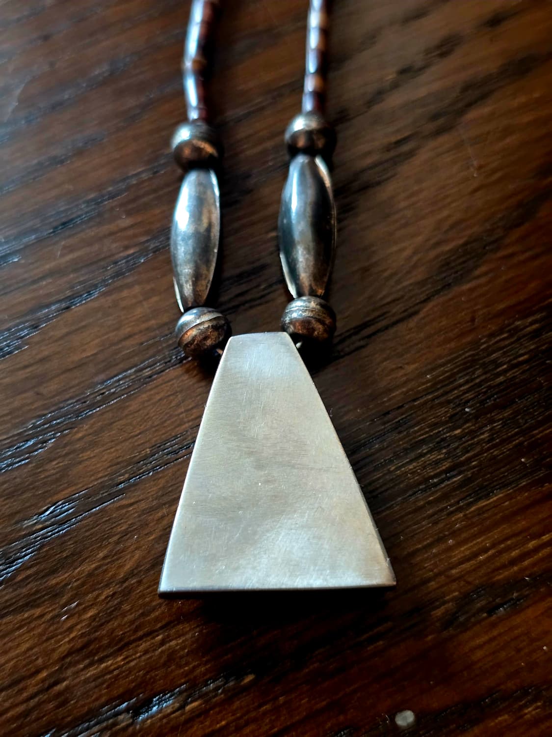 🇺🇸네이티브 아메리칸 실버 자개 은 목걸이 상품이미지8