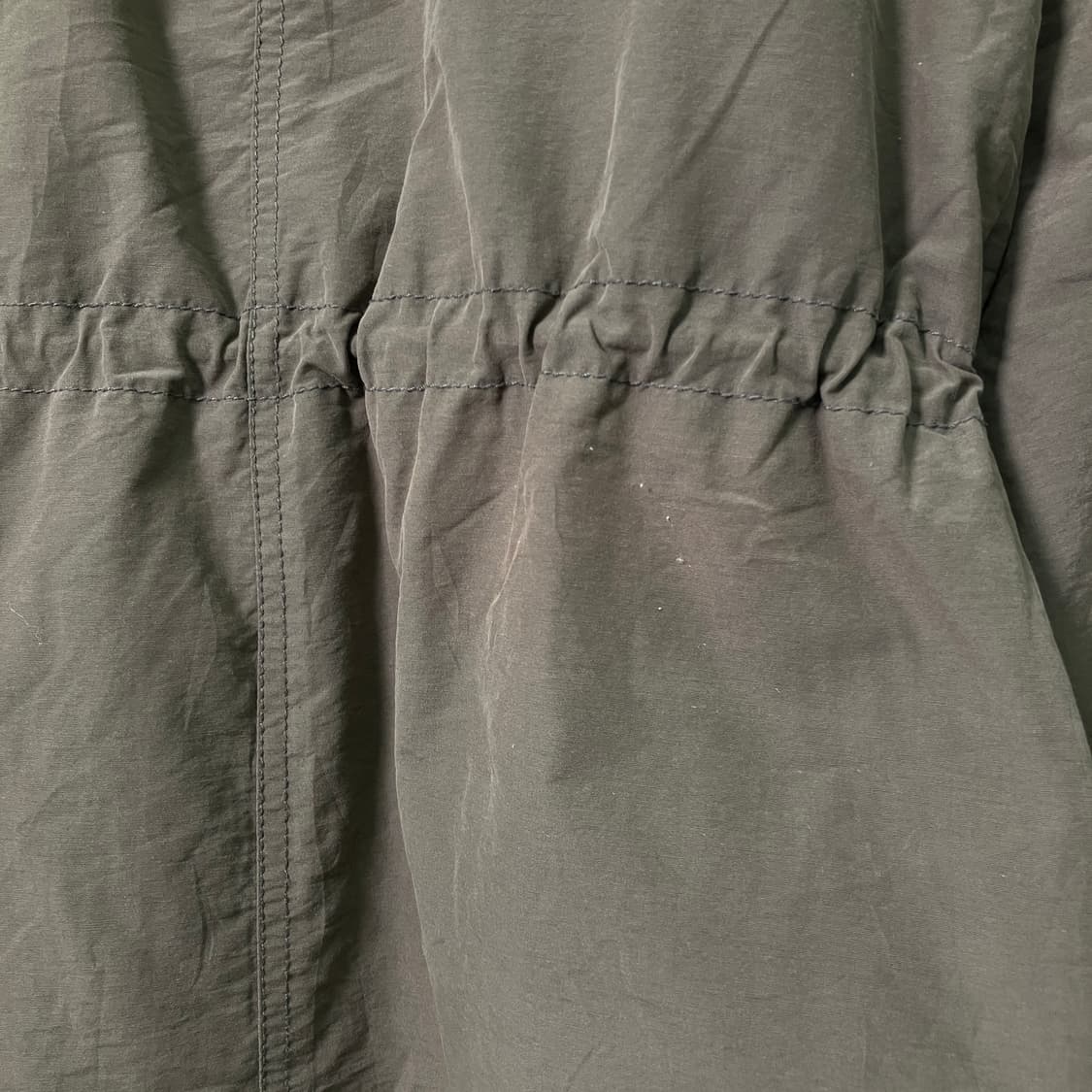 VTG 빈티지 카키 후드 퍼 롱야상 점퍼 M 상품이미지9