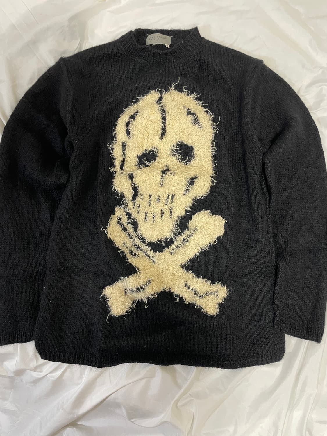 요지 야마모토 1994 a/w 스컬 니트 스웨터 상품이미지1